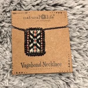 Natural Life beaded/embroidered Vagabond necklace
